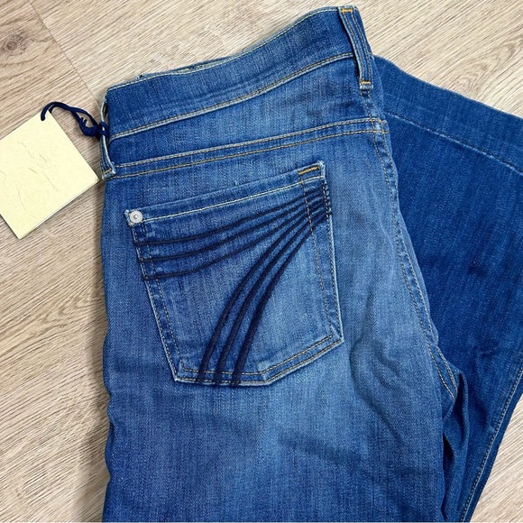 NWT 7FAM Dojo Cropped Jean Sample Size 27 - Picture 1 of 11